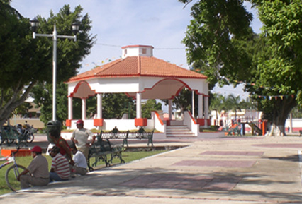 Bacalar Town Plaza